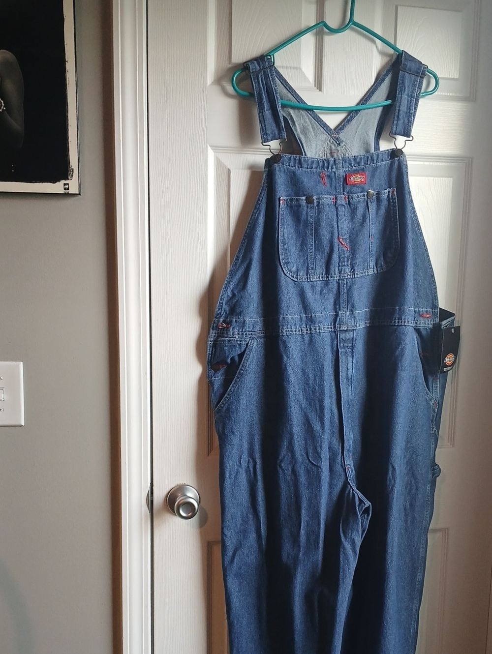 NWT Dickies Dark Blue Denim Work Overalls